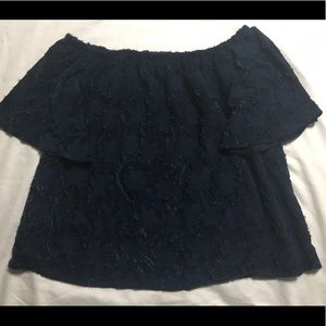 Off the shoulder lace top - Banana Republic